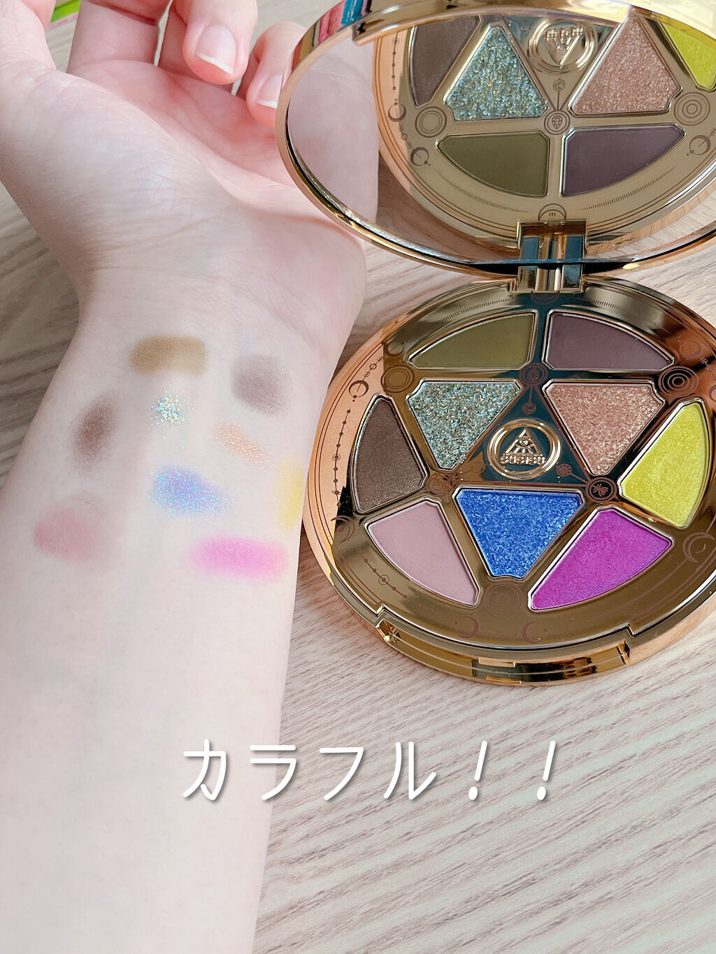GODDESS 9 EYESHADOW/SUSISU/アイシャドウパレットを使ったクチコミ（3枚目）