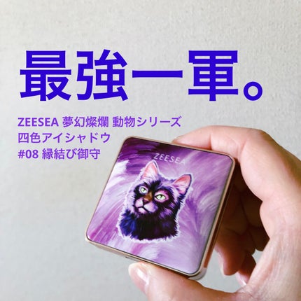 アニマルアイシャドウ(4シェード)/ZEESEA/アイシャドウパレットを使ったクチコミ(1枚目)