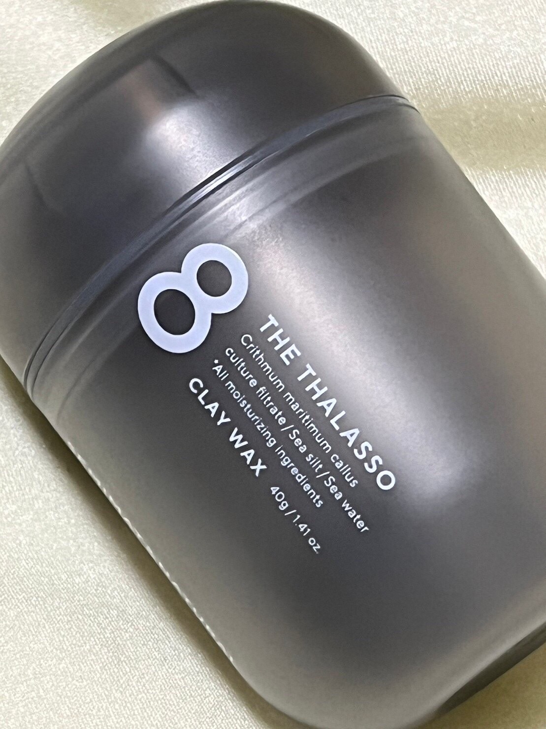 セミマット＆ナチュラル クレイワックス/エイトザタラソ/ヘアワックス・クリームを使ったクチコミ（1枚目）