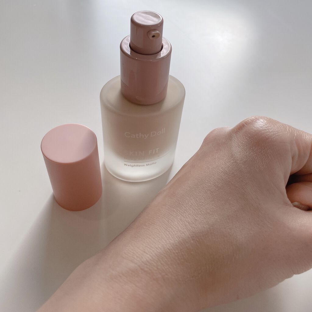 スキンフィットヌードマットファンデーション/CathyDoll/リキッドファンデーションを使ったクチコミ（3枚目）