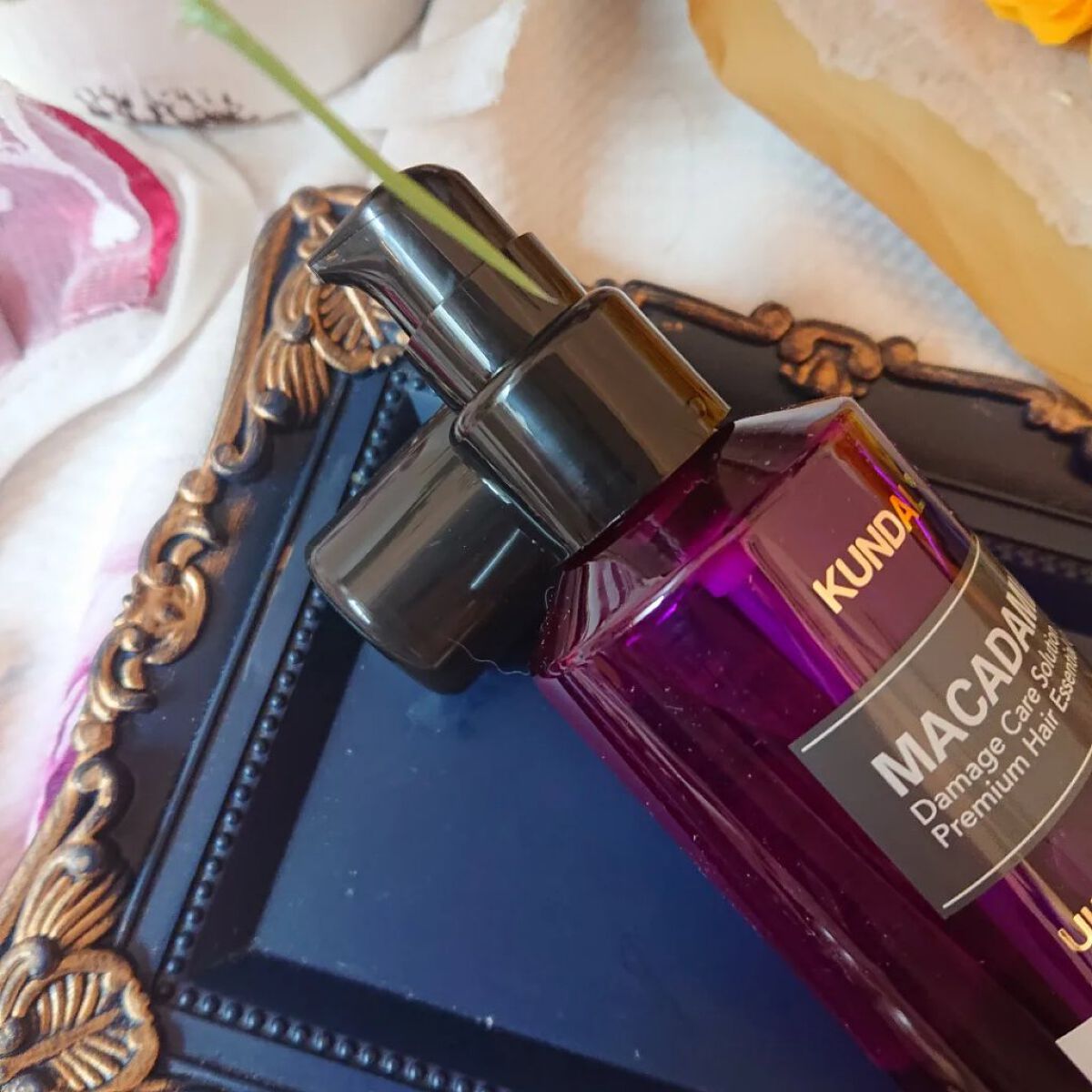 クンダル マカダミア ウルトラヘアセラム /KUNDAL/ヘアオイルを使ったクチコミ（3枚目）