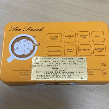 ホット バタード ラム ミニ アイシャドウ パレット/Too Faced/アイシャドウパレットを使ったクチコミ（2枚目）