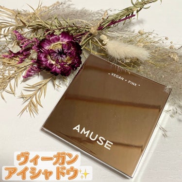 アイ ヴィーガン シアーパレット/AMUSE/パウダーアイシャドウを使ったクチコミ（1枚目）