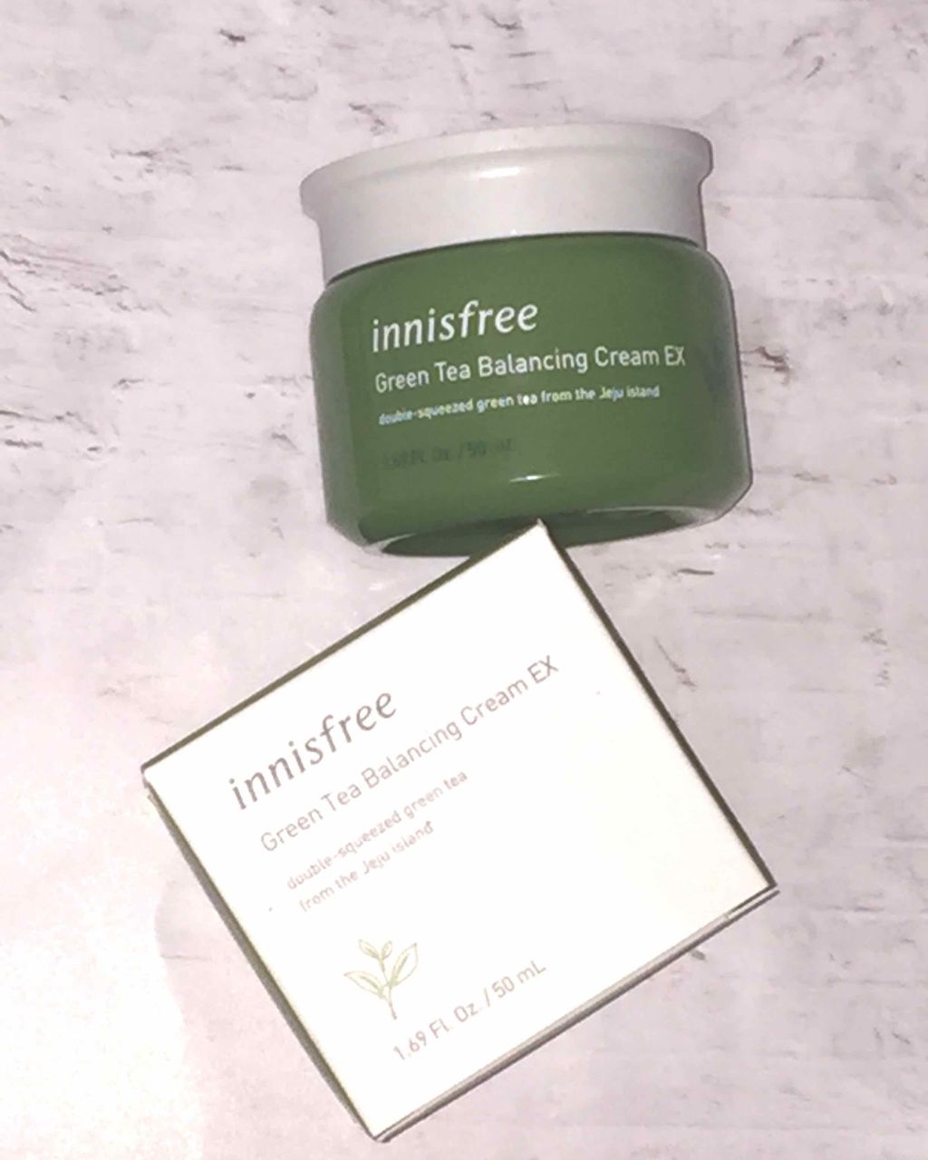 グリーンティー バランシングクリーム EX/innisfree/フェイスクリームを使ったクチコミ（1枚目）