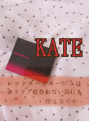 レッドヌードルージュ/KATE/口紅を使ったクチコミ（1枚目）