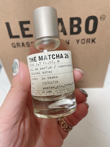 THÉ MATCHA 26 eau de parfum/LE LABO/香水(レディース)を使ったクチコミ（3枚目）