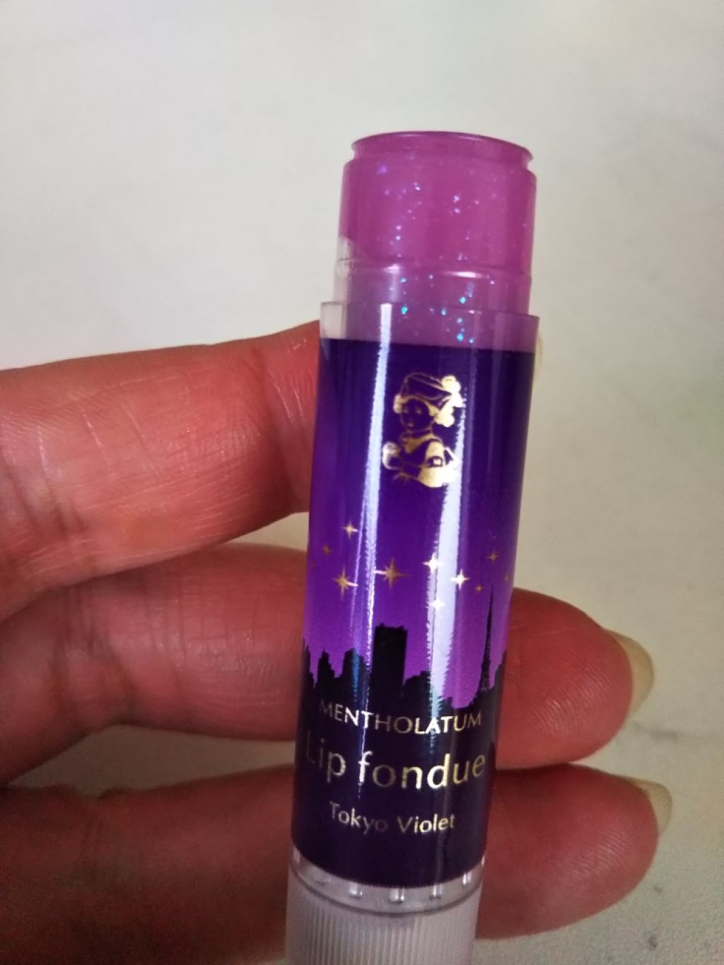 リップフォンデュ トウキョーバイオレット/メンソレータム/リップバームを使ったクチコミ（2枚目）
