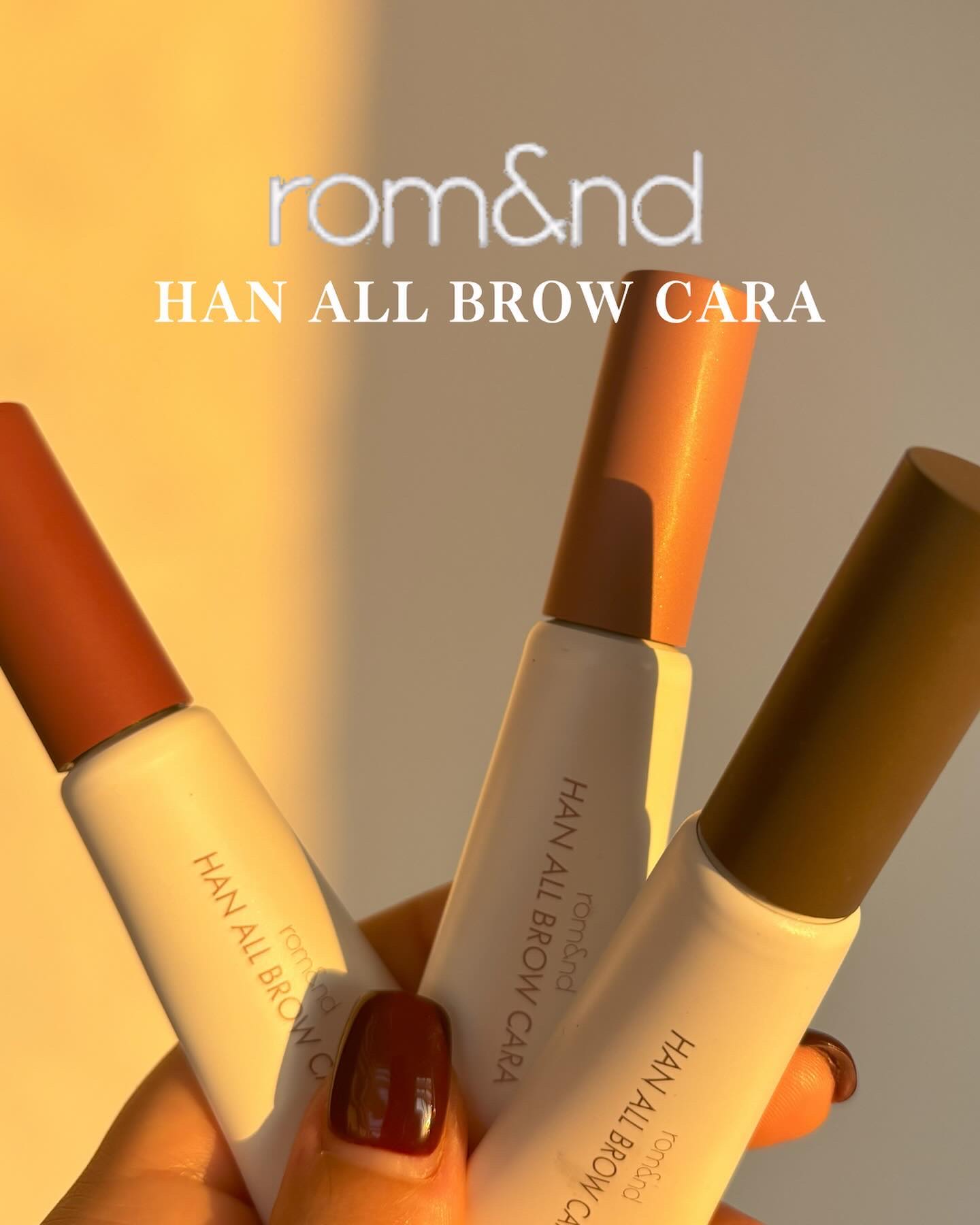 ハンオールブロウカラ/rom&nd/眉マスカラを使ったクチコミ（1枚目）