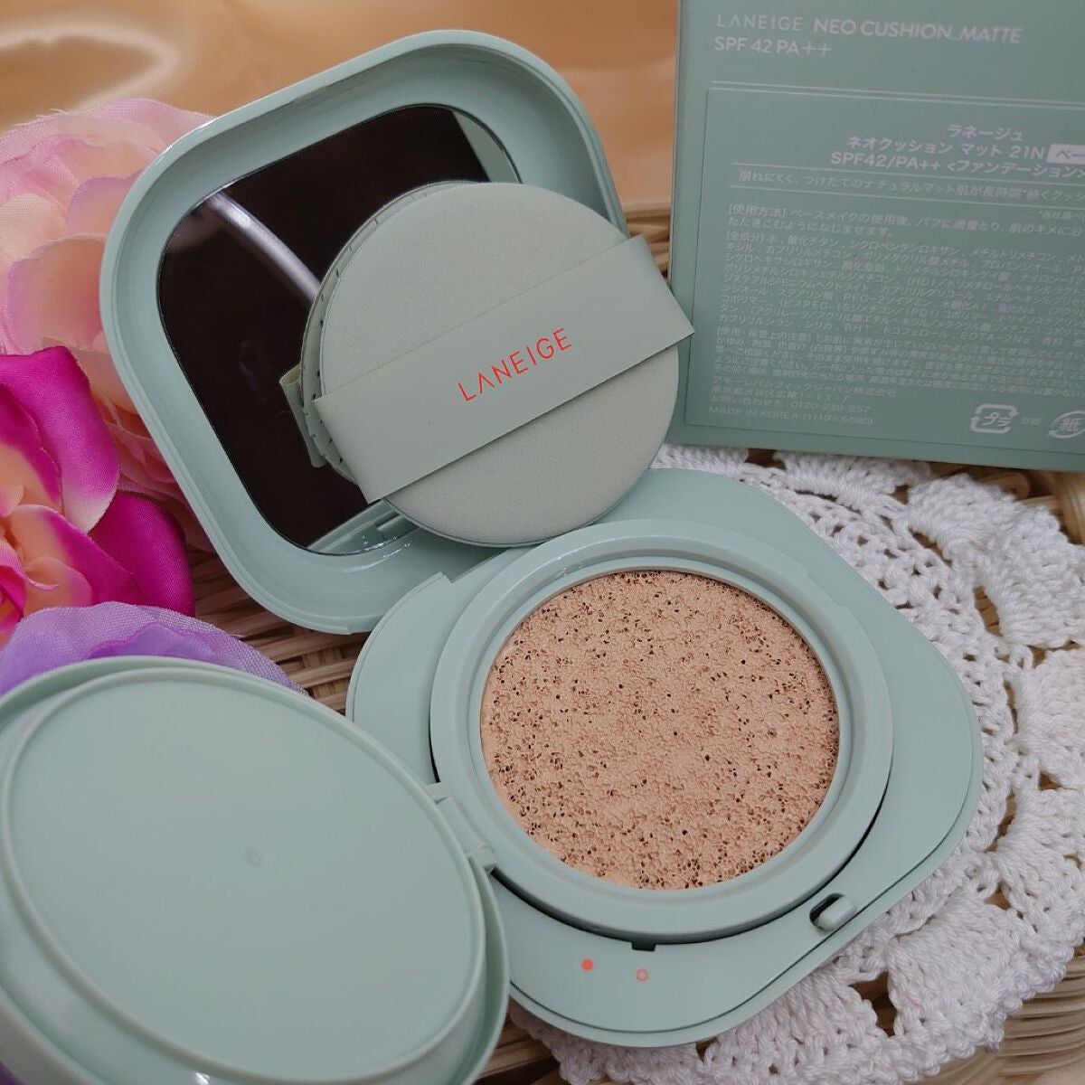 ネオクッション マット/LANEIGE/クッションファンデーションを使ったクチコミ(1枚目)