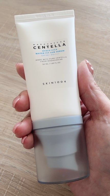 ヒアルーシカ ウォーターフィット サンセラム/SKIN1004/日焼け止めローションを使ったクチコミ(2枚目)