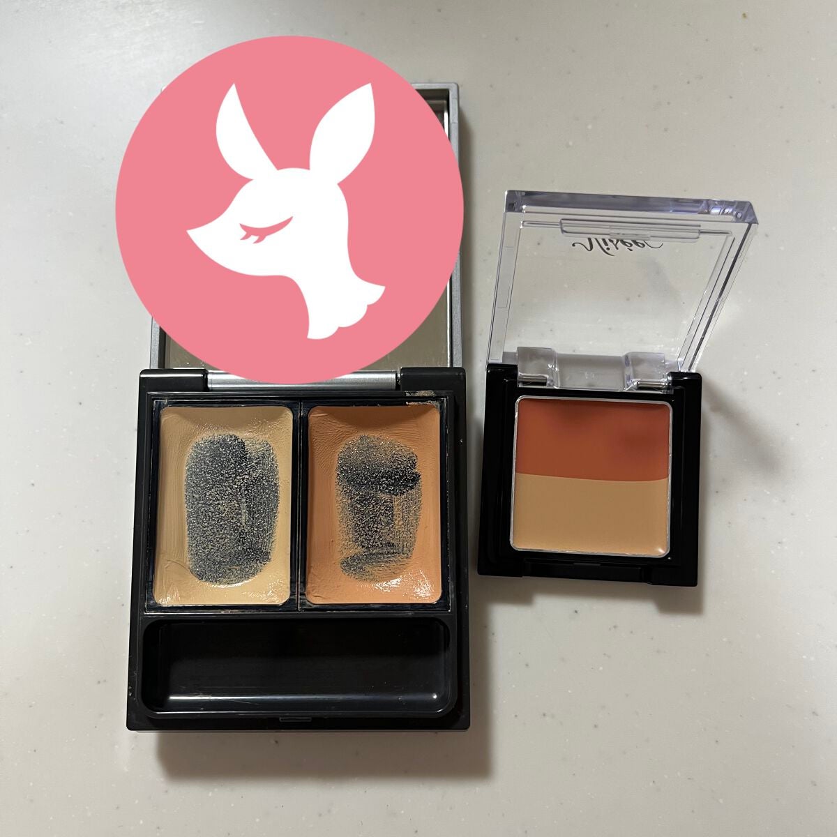 リシェ レッドトリック アイコンシーラー/Visée/パレットコンシーラーを使ったクチコミ(2枚目)