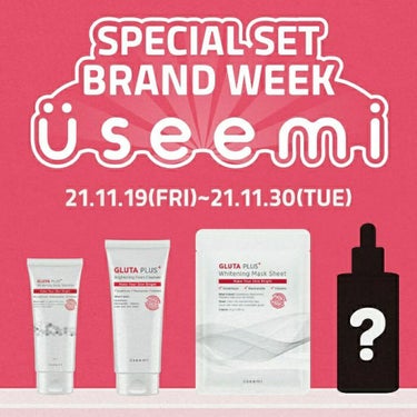 Useemi グルタプラスブライトニングフォームクレンザーのクチコミ「「USEEMI ブランド イベント」

メガ割実施期間の延長👀
USEEMIももちろん参加しま.....」（1枚目）