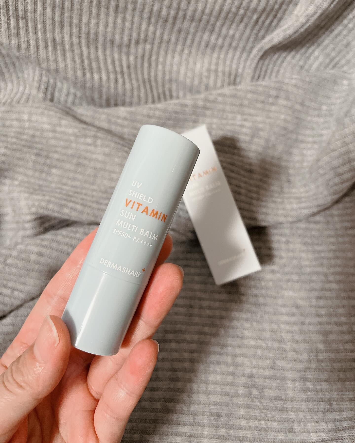 UVシールドビタミンサンマルチバーム/DERMASHARE/日焼け止めクリームを使ったクチコミ（3枚目）
