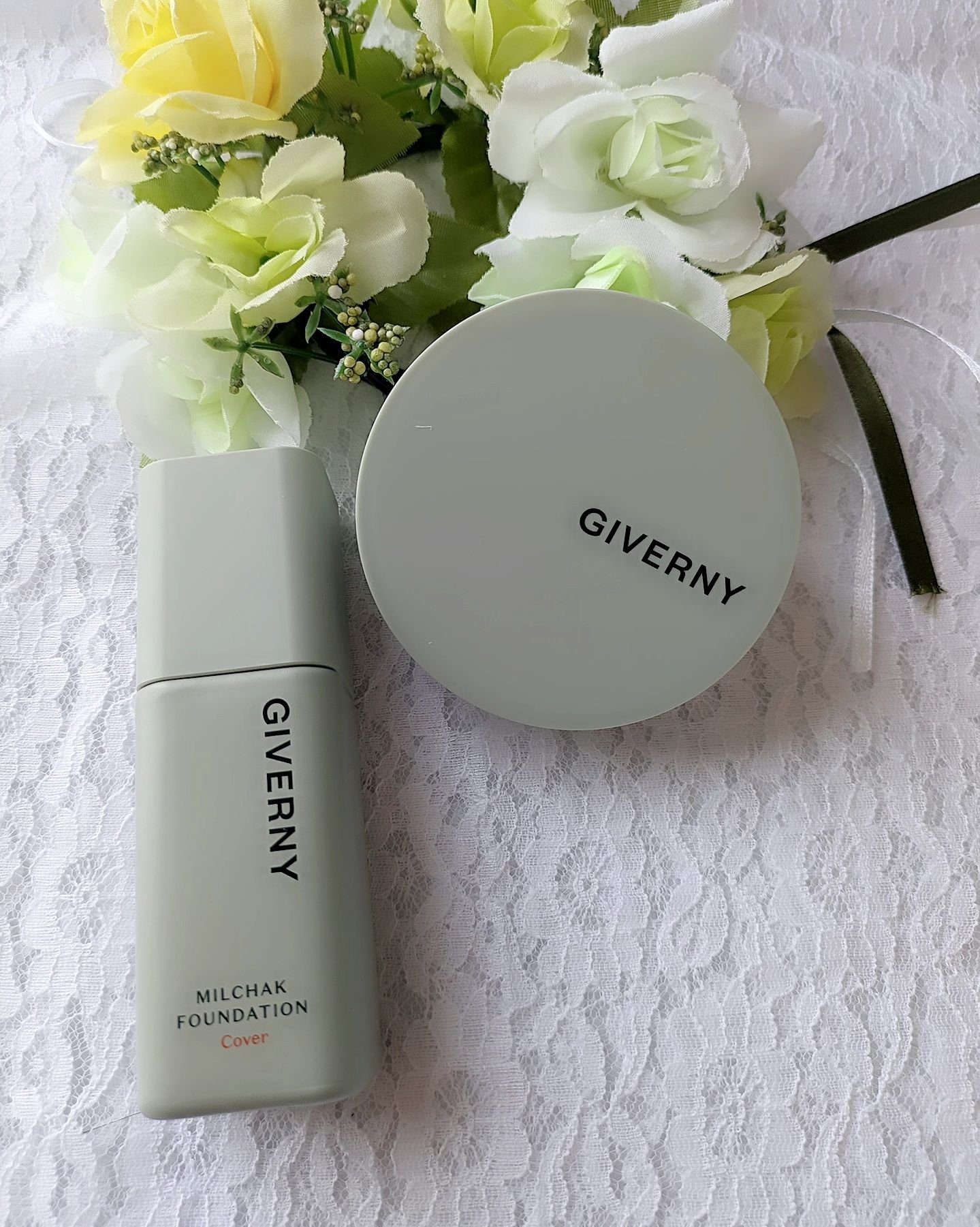 ジヴェルニー 密着カバークッション/GIVERNY/クッションファンデーションを使ったクチコミ（1枚目）