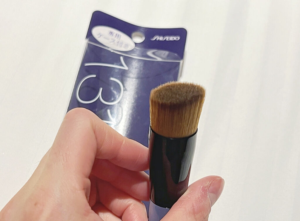 ファンデーション ブラシ 131　（専用ケース付き）/SHISEIDO/メイクブラシを使ったクチコミ（2枚目）
