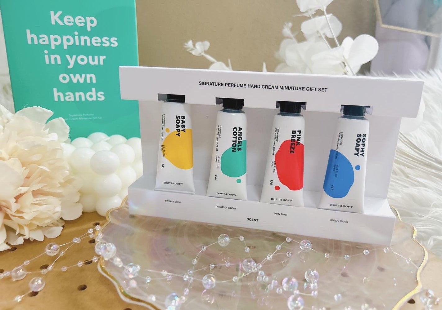 シグネチャーパフュームハンドクリームミニチュアギフトセット/DUFT&DOFT/ハンドクリームを使ったクチコミ(7枚目)