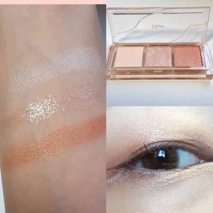 キラー アイ トリオ/Visée/アイシャドウパレットを使ったクチコミ(4枚目)