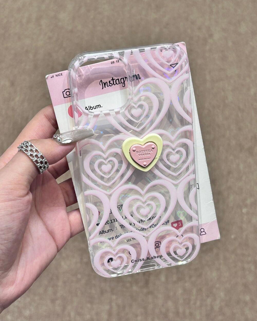 ケース大好きっ子 on LIPS 「Pinkheartisinlove#iPhoneケース#購入品..」(3枚目)