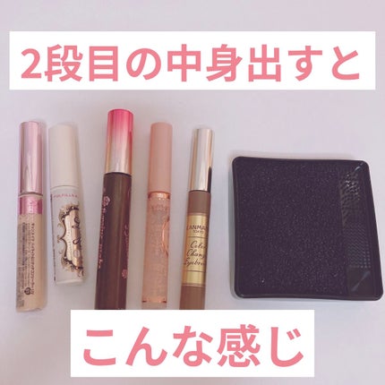 3段式クリアーケース/DAISO/その他化粧小物を使ったクチコミ(8枚目)