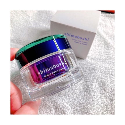 ラスターリッチクリーム/shimaboshi/フェイスクリームを使ったクチコミ(1枚目)