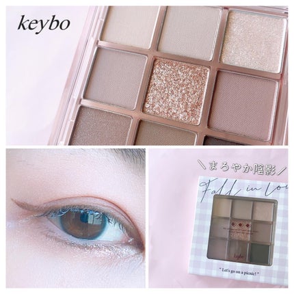 KEYBO FALL IN LOVE SHADOW PALETTE/keybo/アイシャドウパレットを使ったクチコミ(1枚目)