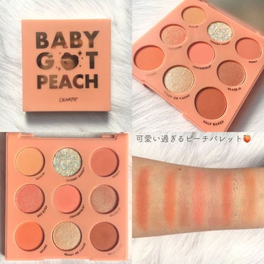 Eye Palette-Baby Got Peach /ColourPop/パウダーアイシャドウを使ったクチコミ（3枚目）