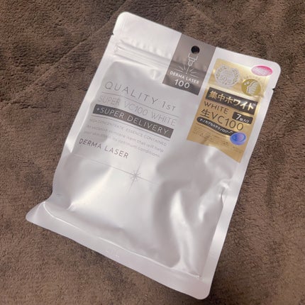 ダーマレーザー スーパー VC100 ホワイトマスク/クオリティファースト/シートマスク・パックを使ったクチコミ(1枚目)