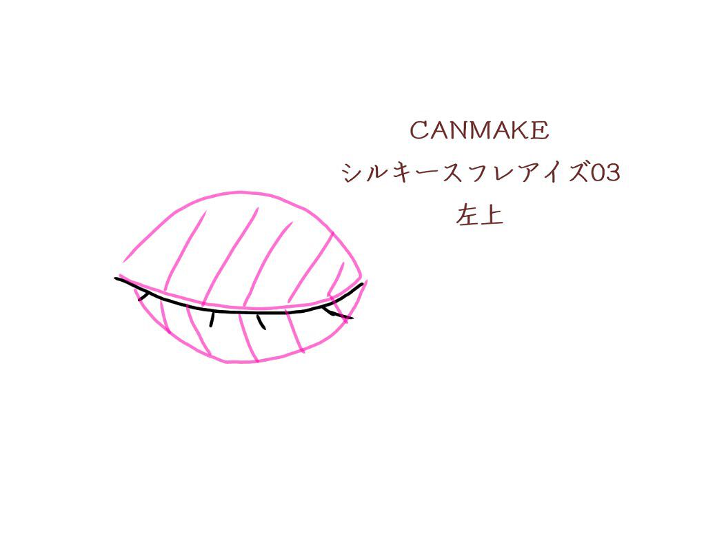 シルキースフレアイズ/キャンメイク/アイシャドウパレットを使ったクチコミ（2枚目）