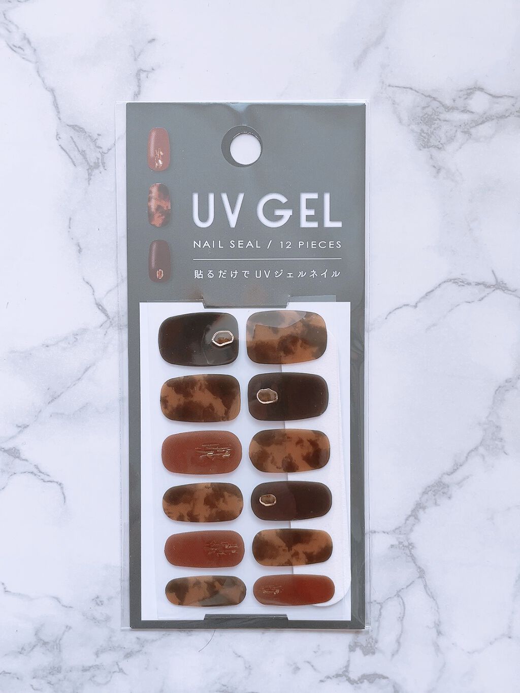 ジェルネイルシール/キャンドゥ/ネイルシールを使ったクチコミ（1枚目）