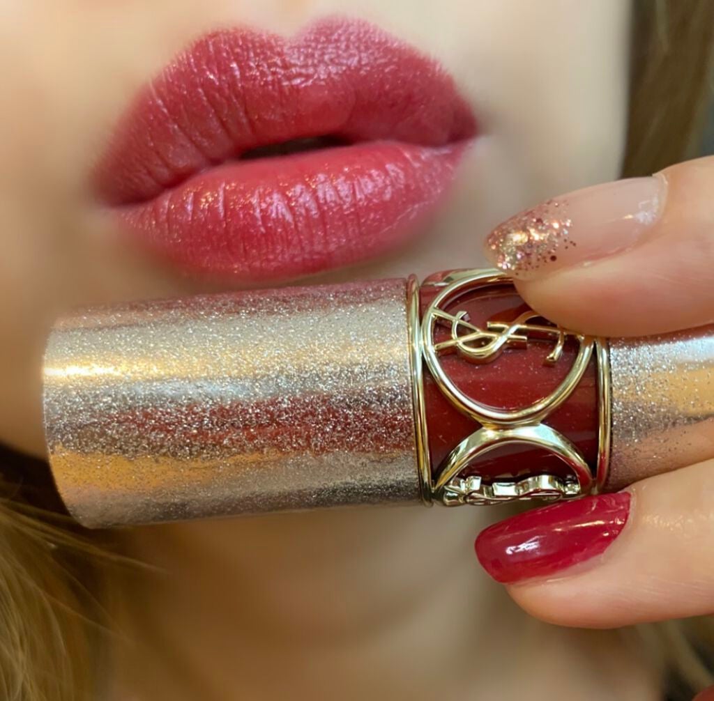 ルージュ ヴォリュプテ シャイン コレクター/YVES SAINT LAURENT BEAUTE/口紅を使ったクチコミ(4枚目)