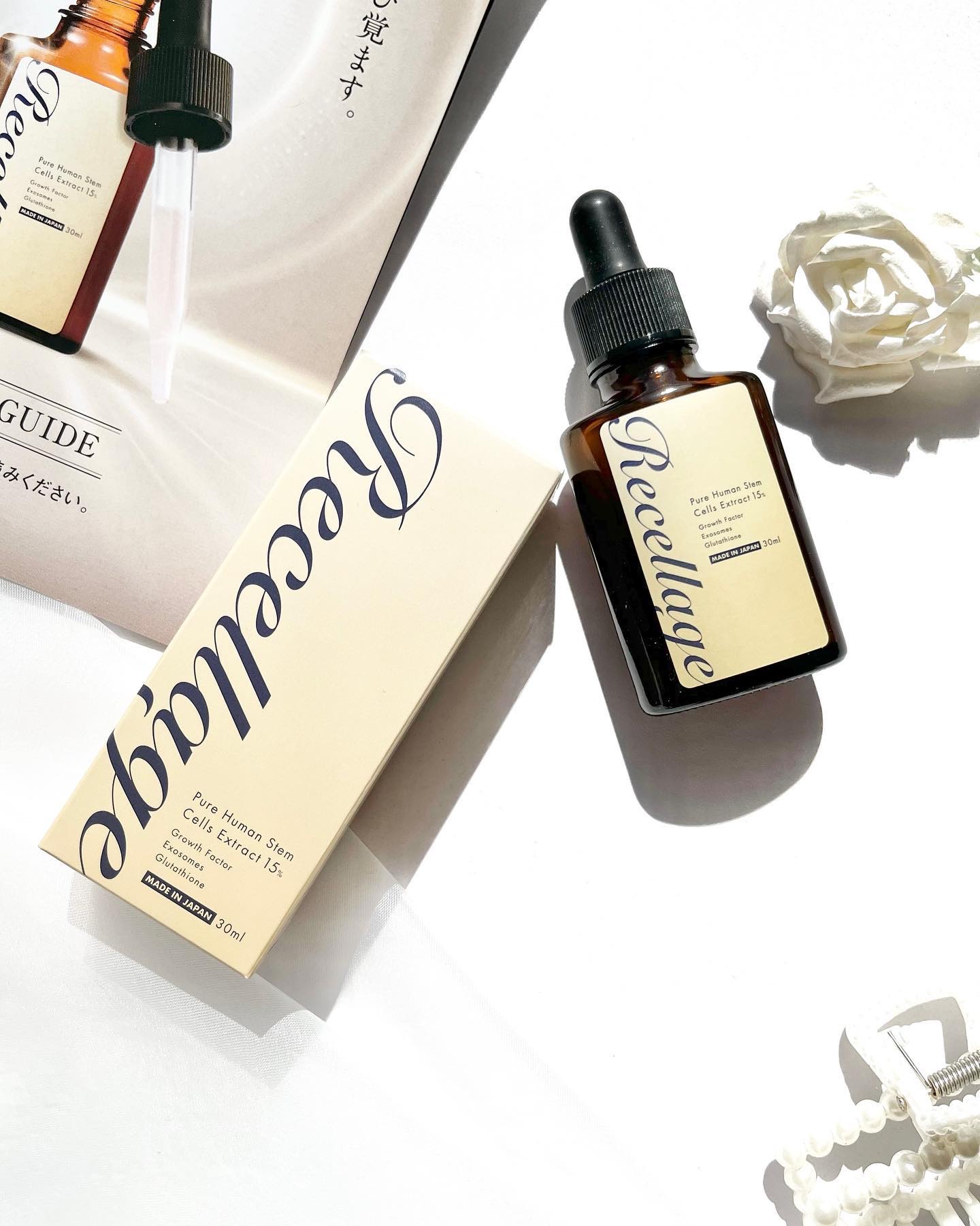 いくつになっても美しい肌を🫶🏻
⁡
⁡
いつも見ていただきありがとうございます✨
今回は美容液を紹介をします⸜  ෆ‪ ‪⸝‍
⁡
⁡
⁡
⁡
⁡
リセラージュ美容液🩷
7,700円 税込
30ml
⁡
⁡
メインにヒト幹細胞をたっぷ