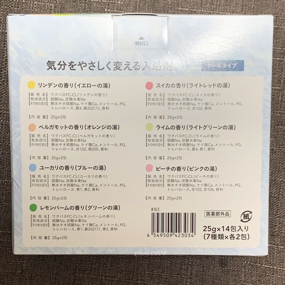 気分をやさしく変える入浴剤/カインズ/無機塩系入浴剤を使ったクチコミ（2枚目）