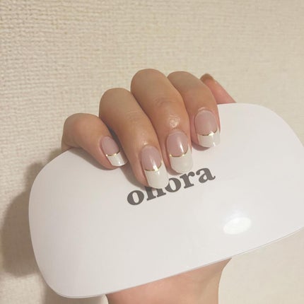 セミキュアジェルネイル(ハンド)/ohora/ネイルシールを使ったクチコミ(2枚目)