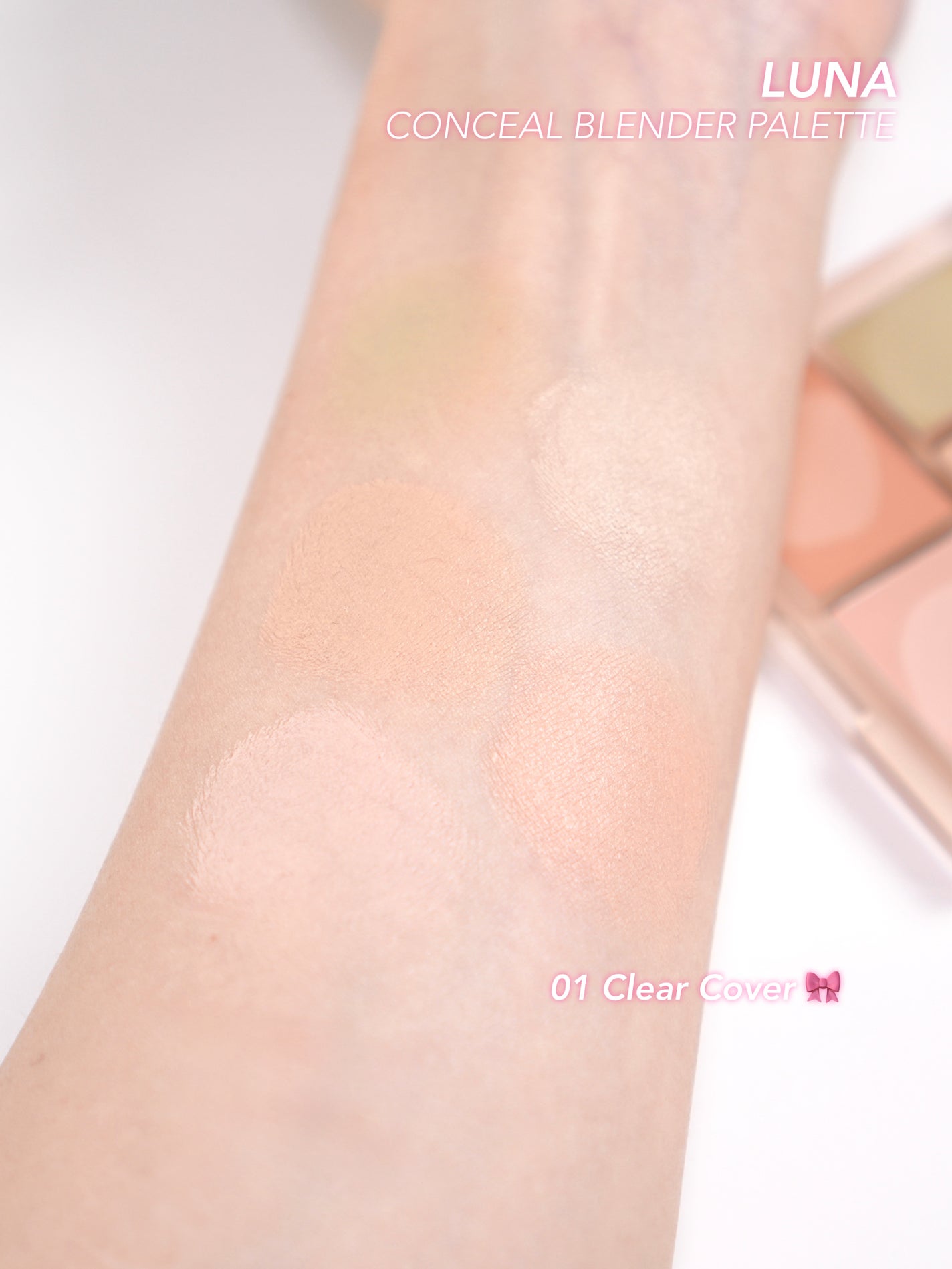 コンシールブレンダーパレット/LUNA/パレットコンシーラーを使ったクチコミ(3枚目)