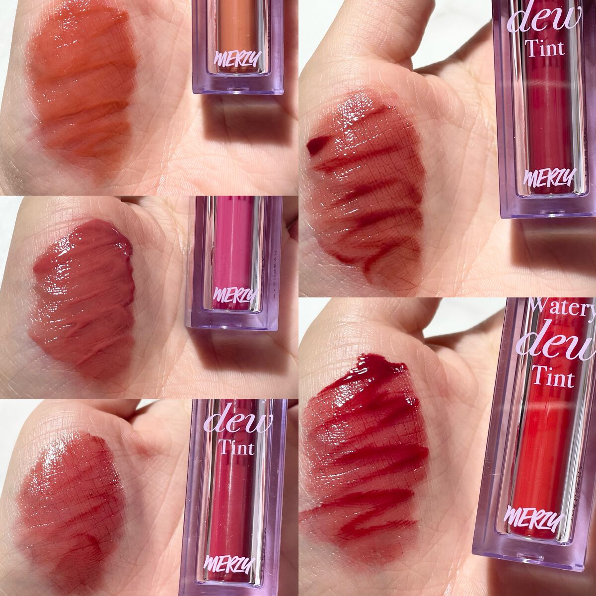 ザ ウォータリーデューティント/MERZY/リップティントを使ったクチコミ（3枚目）