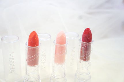 グリッタープリズム ティントリップ/MISSHA/口紅を使ったクチコミ(4枚目)