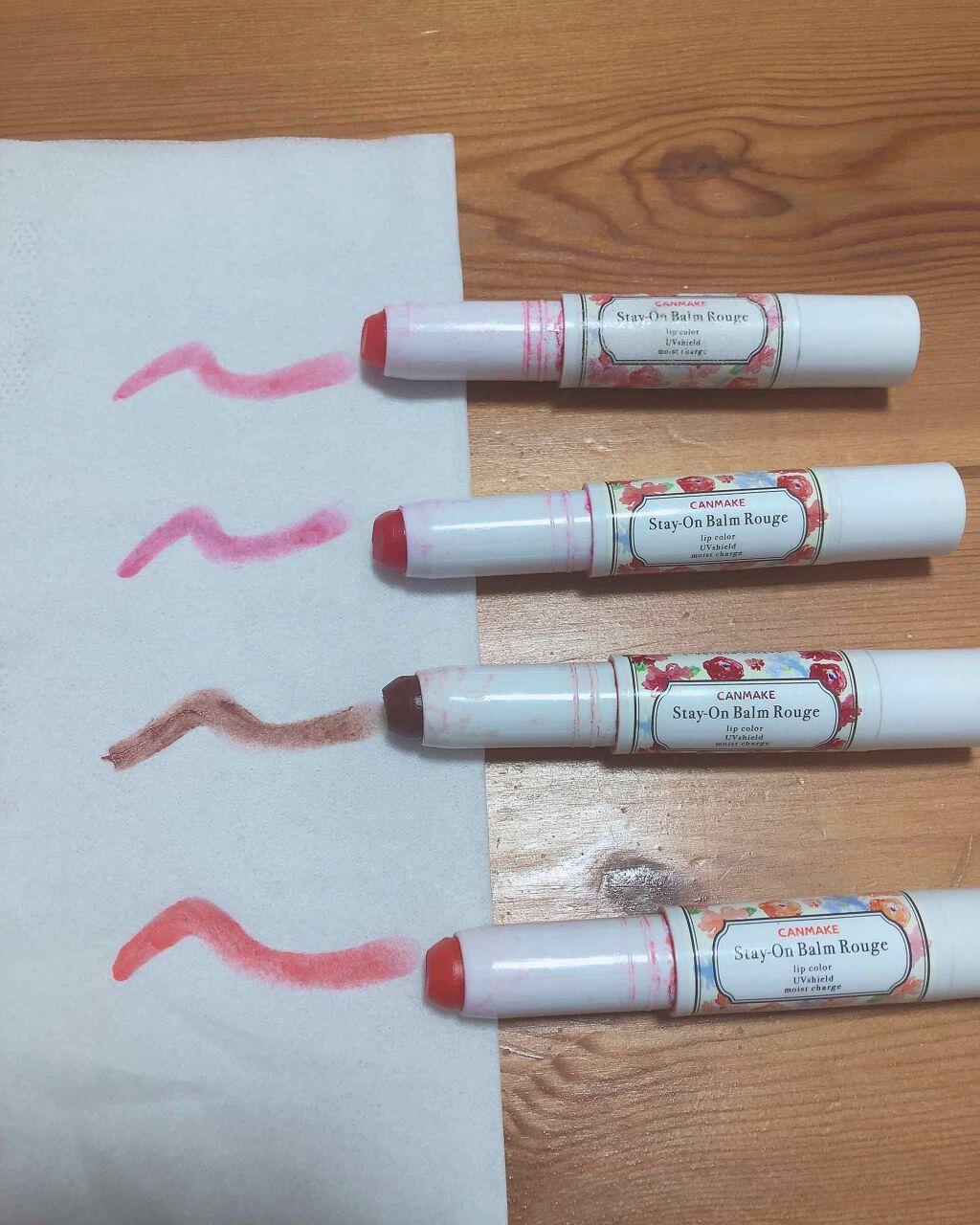 ステイオンバームルージュ/キャンメイク/口紅を使ったクチコミ(2枚目)