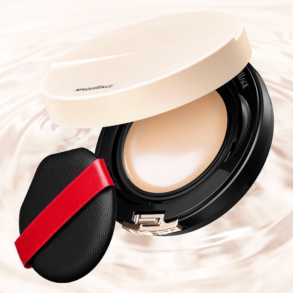 ドラマティッククッションジェリー/マキアージュ/クッションファンデーションを使ったクチコミ(1枚目)