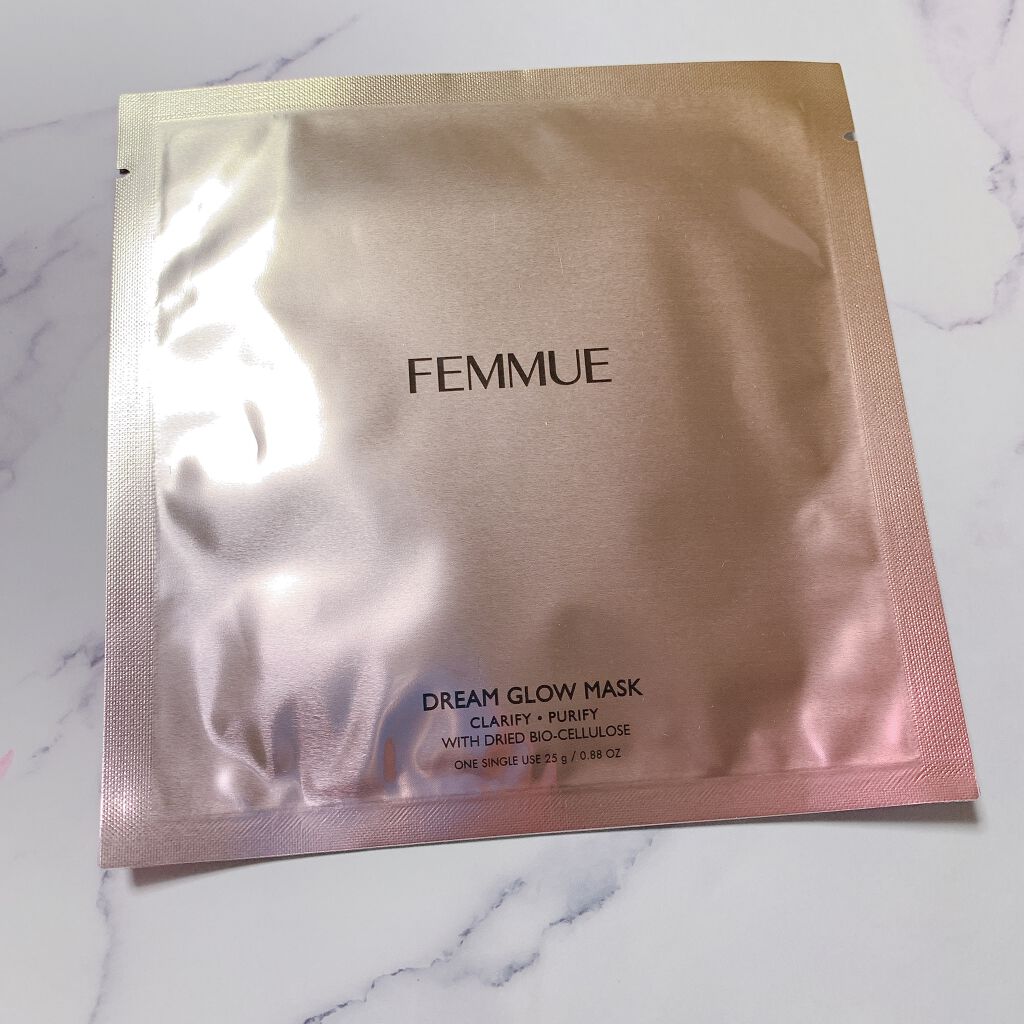 ドリームグロウマスク CP(肌引き締め・ブースター)/FEMMUE/シートマスク・パックを使ったクチコミ(1枚目)