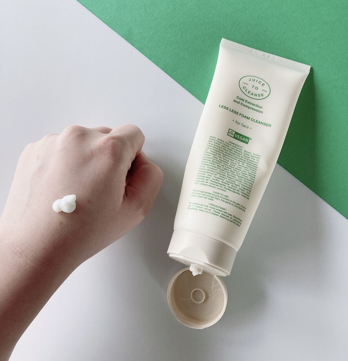 レスレスフォームクレンザー/JUICE TO CLEANSE/洗顔フォームを使ったクチコミ（3枚目）