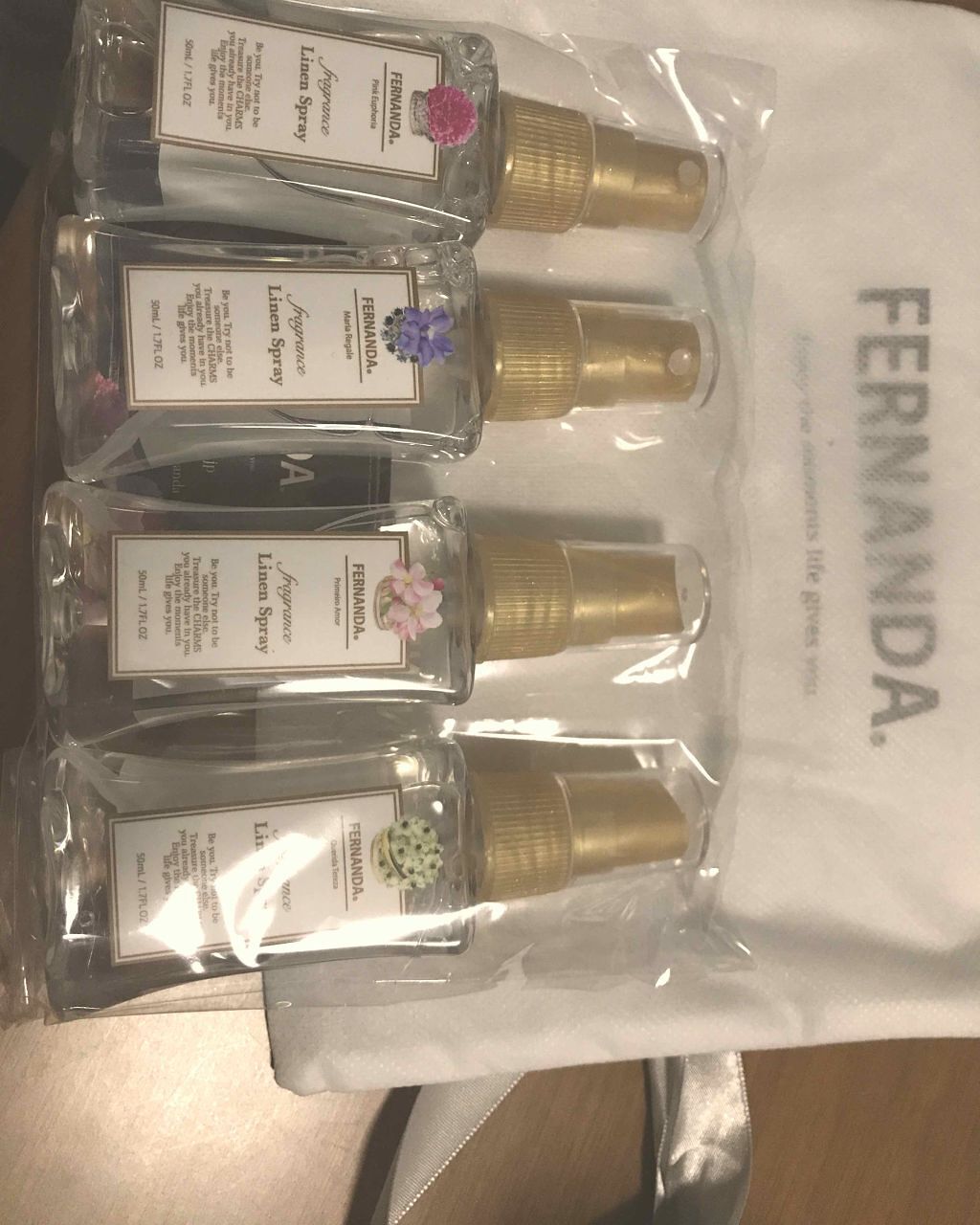 フレグランス リネンスプレー マリアリゲル/フェルナンダ/ファブリックミストを使ったクチコミ(1枚目)