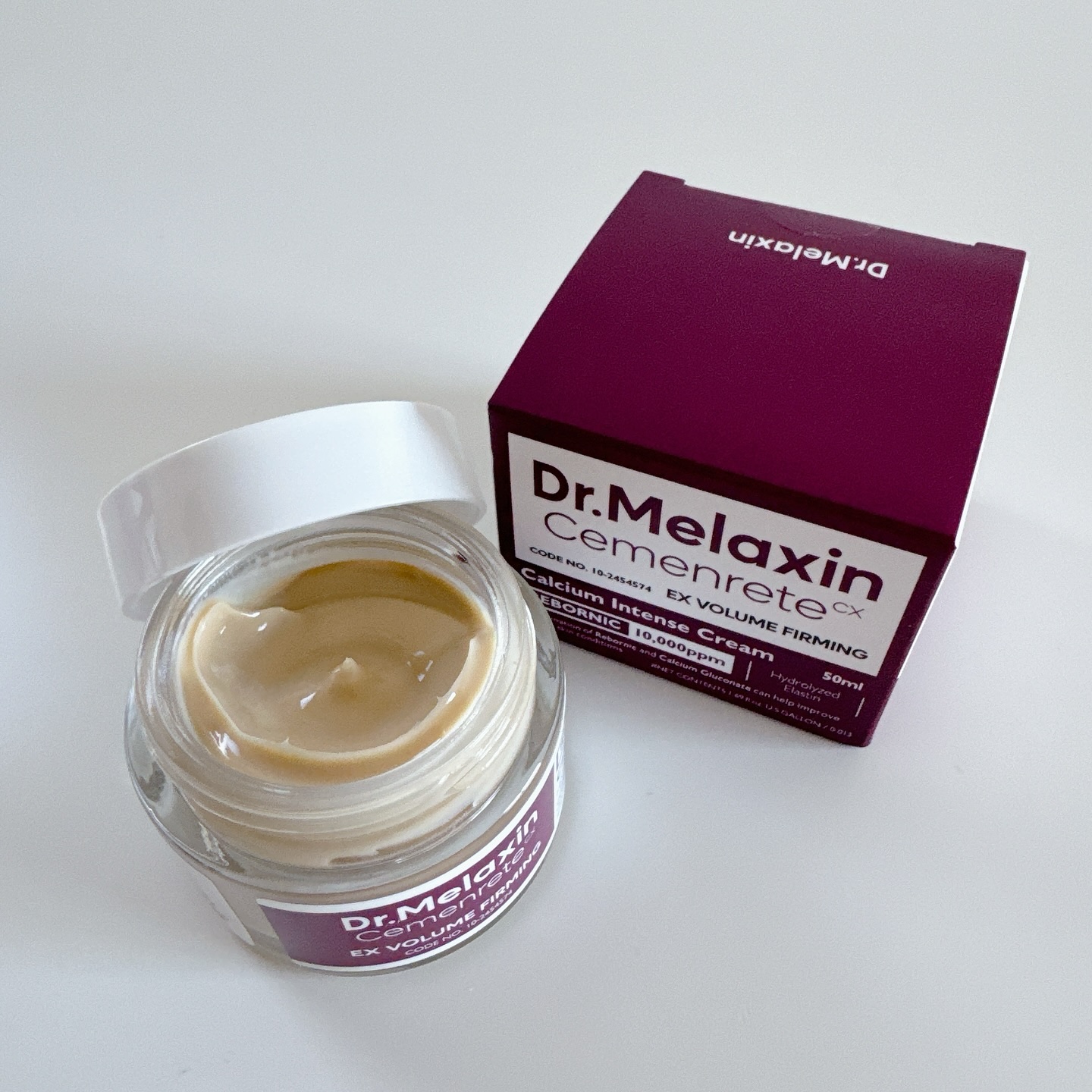 Cemenrete Calcium Intense Cream/Dr.Melaxin/フェイスクリームを使ったクチコミ（3枚目）