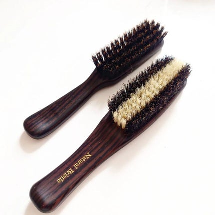 天然毛セットブラシ(絹髪) S/貝印/ヘアブラシを使ったクチコミ(1枚目)