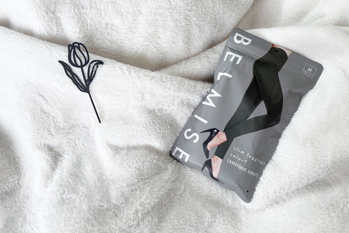 スリムレギンス color+/BELMISE/着圧ソックス・レギンスを使ったクチコミ（1枚目）