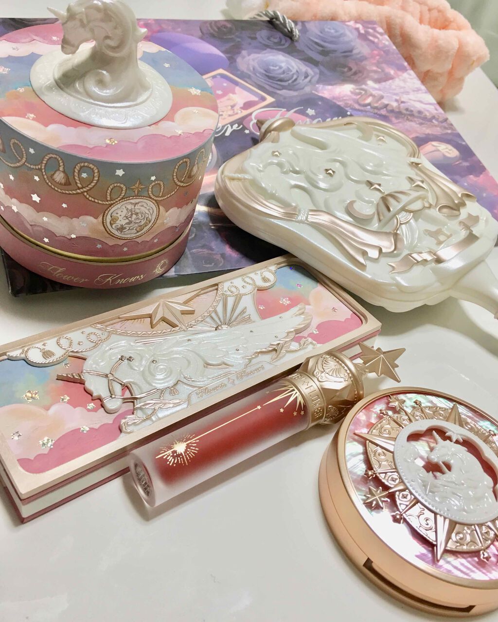 ユニコーンシリーズ アイシャドウパレット/FlowerKnows/アイシャドウパレットを使ったクチコミ（1枚目）