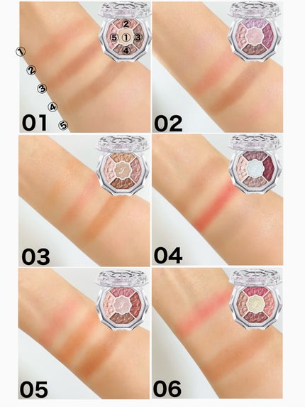 ジルスチュアート ブルームクチュール アイズ ジュエルドブーケ/JILL STUART/アイシャドウパレットを使ったクチコミ(3枚目)