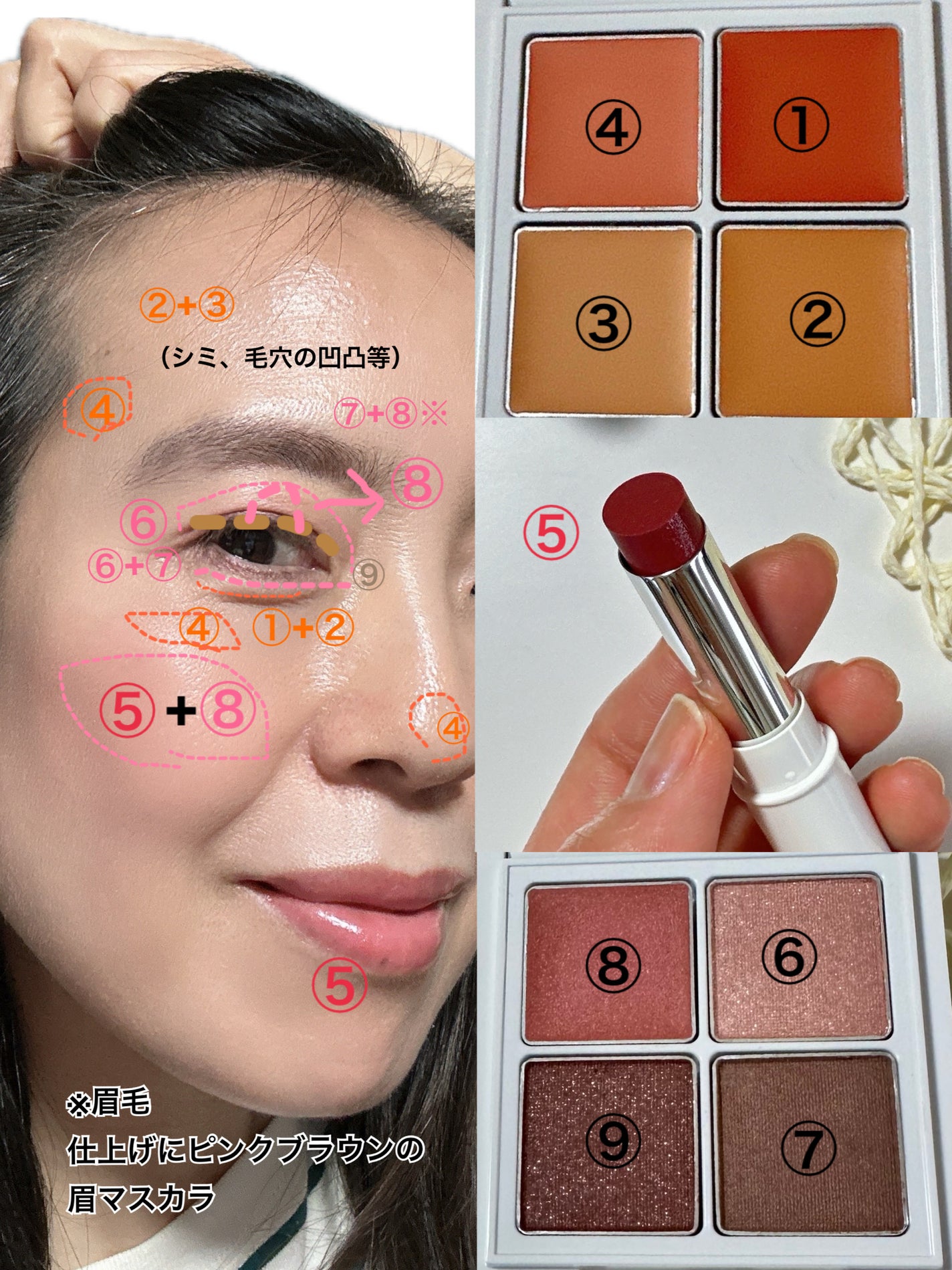 メイクアップベースパレット/SUIKO HATSUCURE/パレットコンシーラーを使ったクチコミ(4枚目)