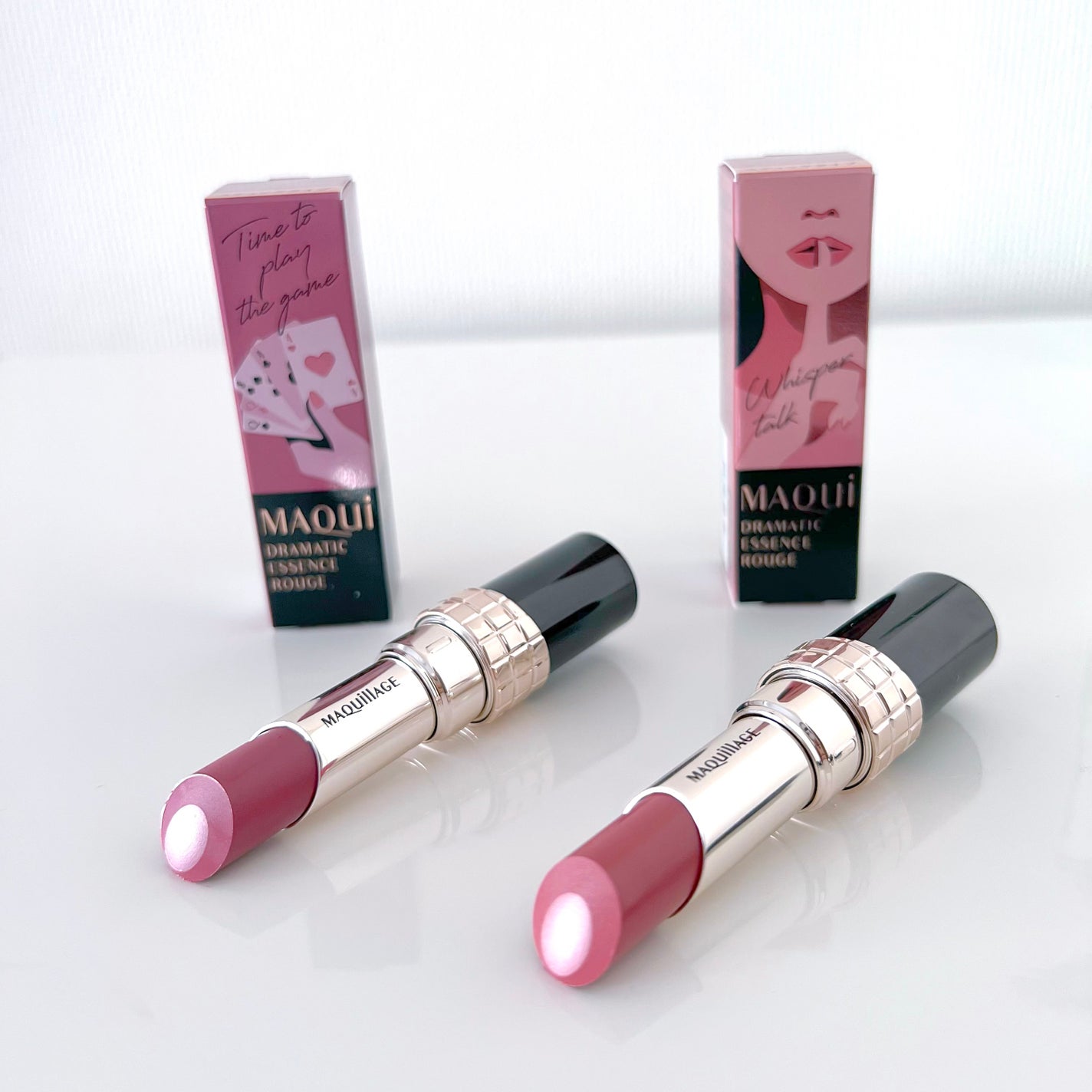 ドラマティックエッセンスルージュ/マキアージュ/口紅を使ったクチコミ(4枚目)