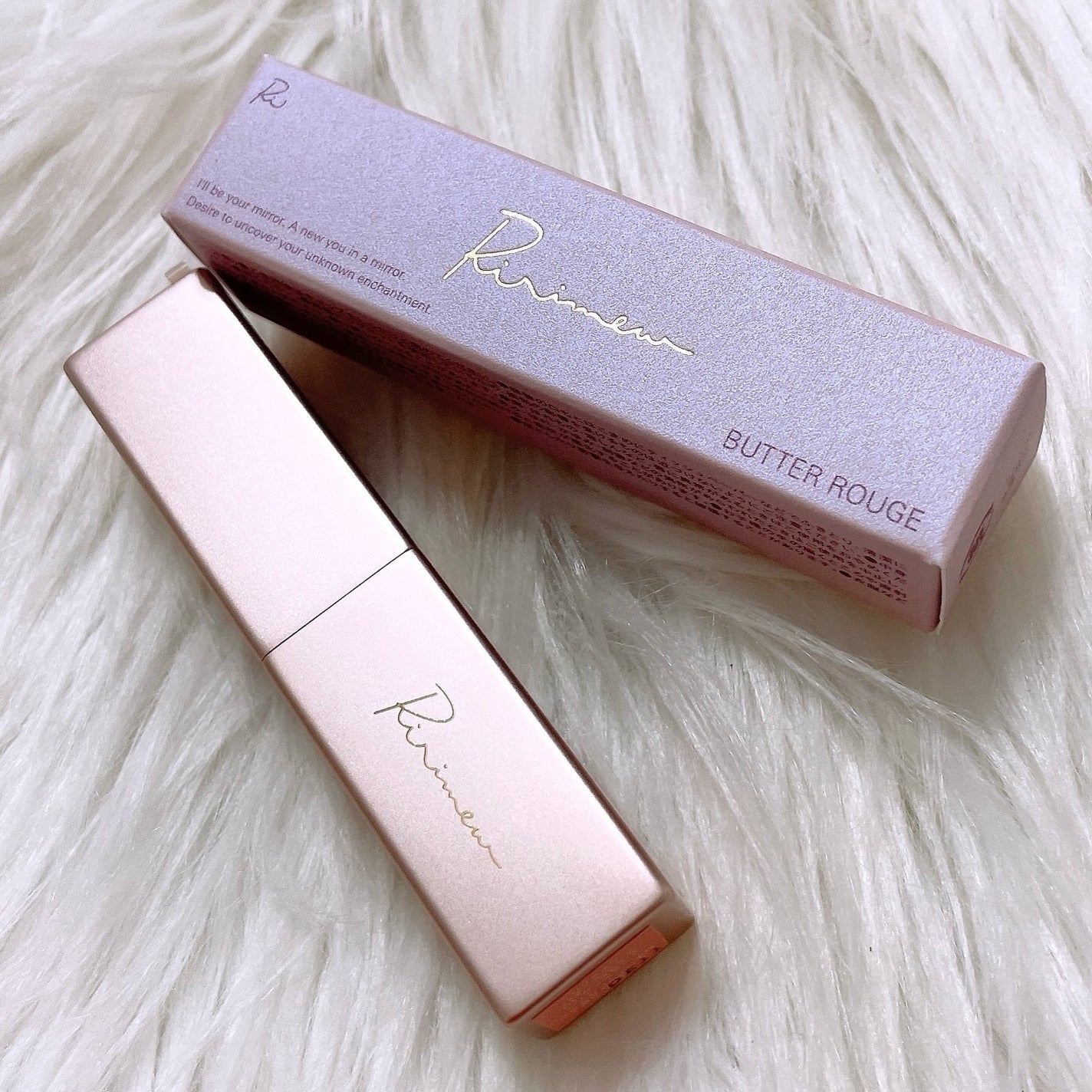 リリミュウ バタールージュ/Ririmew/口紅を使ったクチコミ(4枚目)