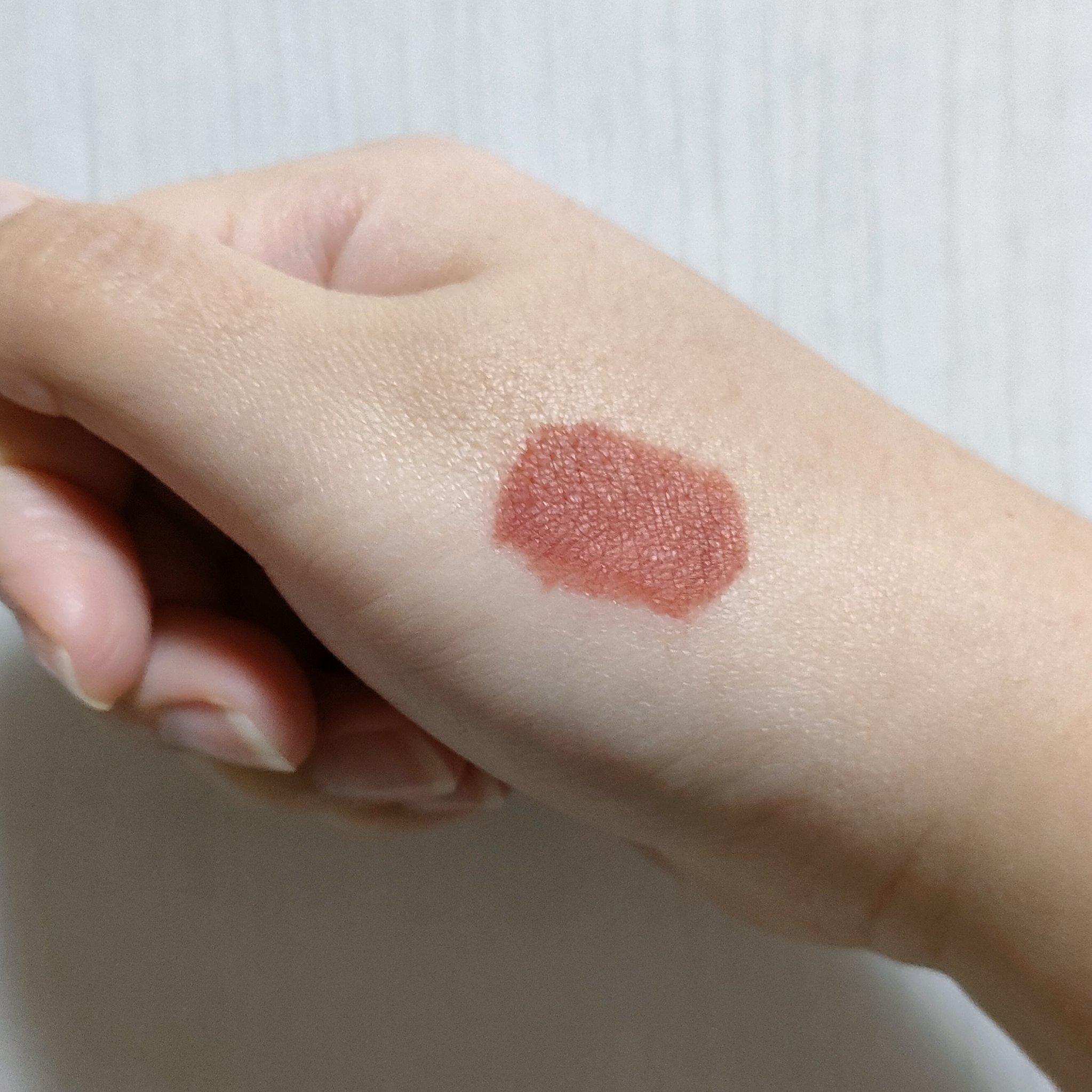 ミルクティーベルベットティント 08 アールグレイティー/rom&nd/リップティントを使ったクチコミ（3枚目）